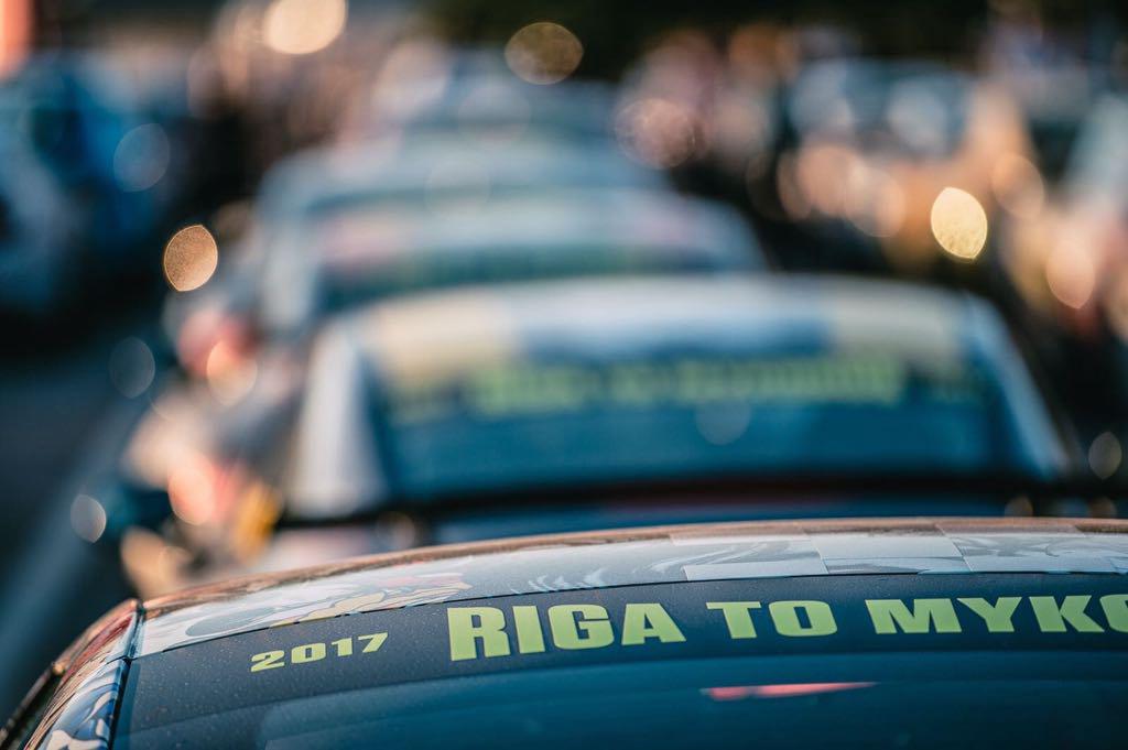 Sun-branded supercar on the Gumball 3000 rally